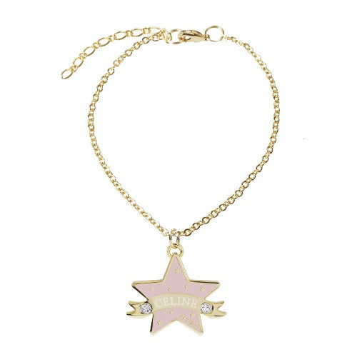 You Are My Star Necklace【迷子札】ピンク