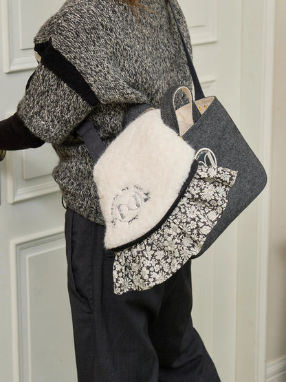 即納 Wool Tweed Walking Bag 全3色