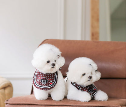 即納 ［Design For Dog x PETTISTA］Velvet Cape Wine&Black