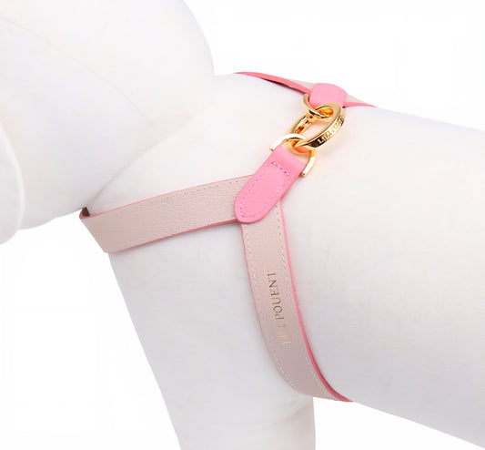 VV Harness 2tone ピンク×クリームベージュ