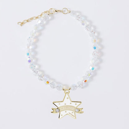 You Are My Star Swarovski Necklace【迷子札】ホワイト