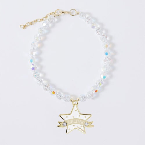 You Are My Star Swarovski Necklace【迷子札】ホワイト