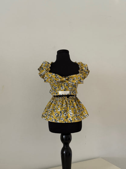 【PRE-ORDER】Liberty Yellow Floral Dress