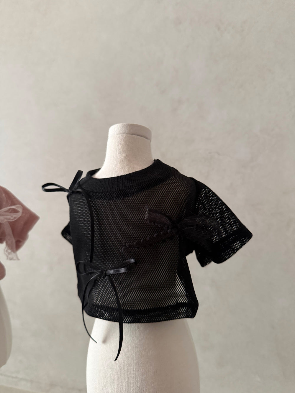 【PRE-ORDER】Velvet Mesh Top 全2色