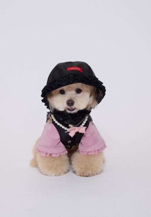 Pocket Ruffle Running Jumper ブラック