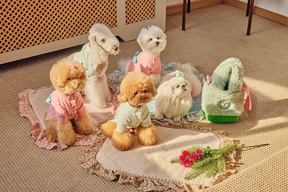 即納 Baby Ribbon Cardigan ミント