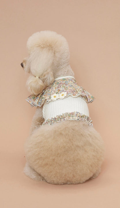 即納 Waffle Daisy Top ベージュ