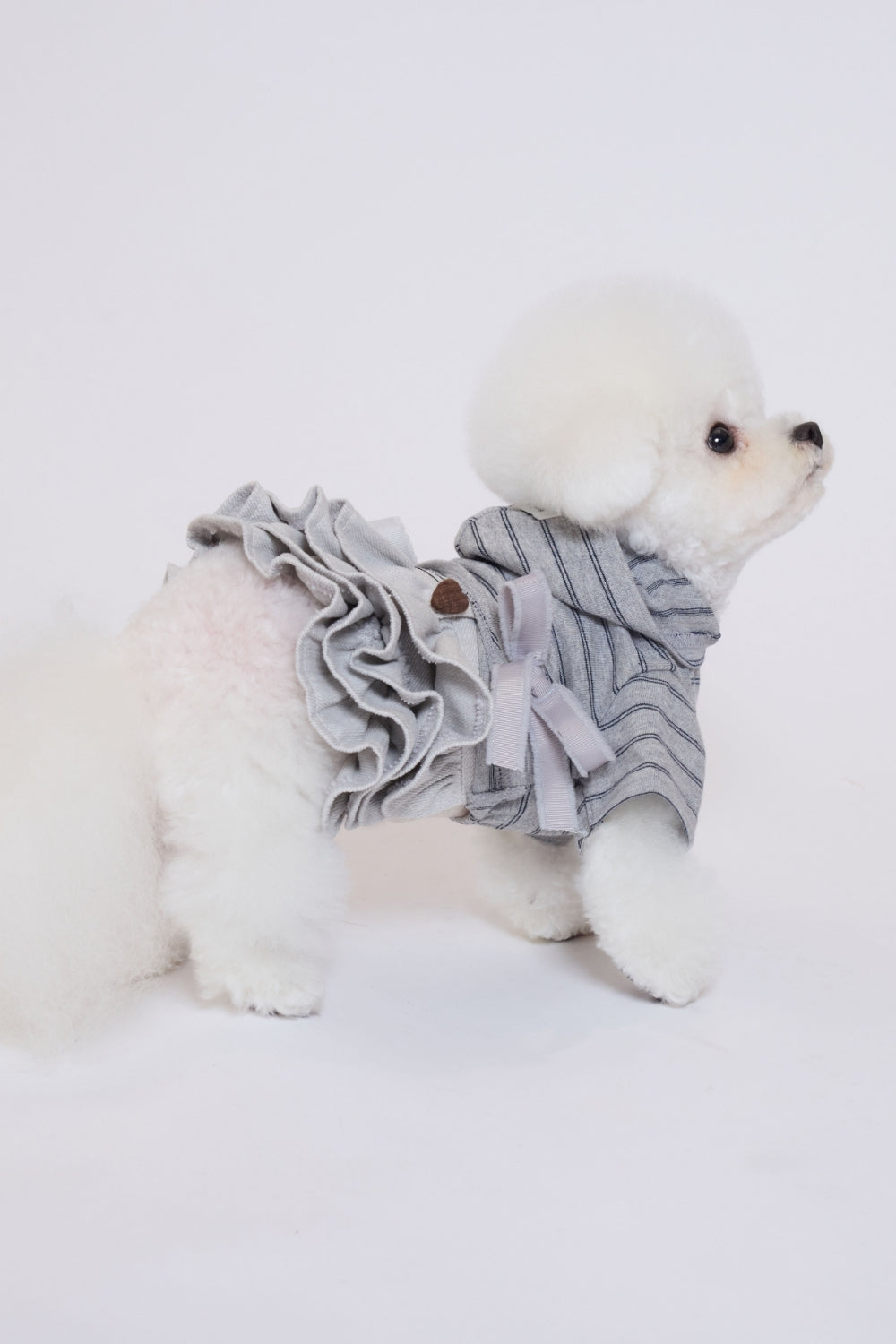 Ribbon Tail Hood Top グレー