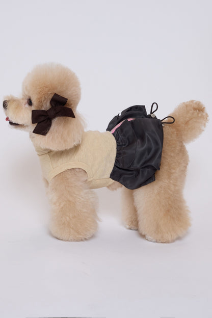 Bubble Pocket Dress ダークブラウン