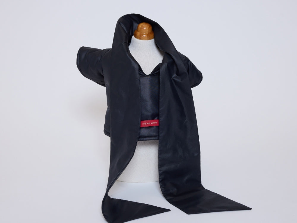 即納 Big Bow Light Padding Jumper ブラック