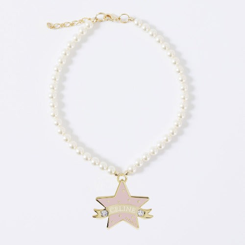 You Are My Star Swarovski Necklace【迷子札】ピンク
