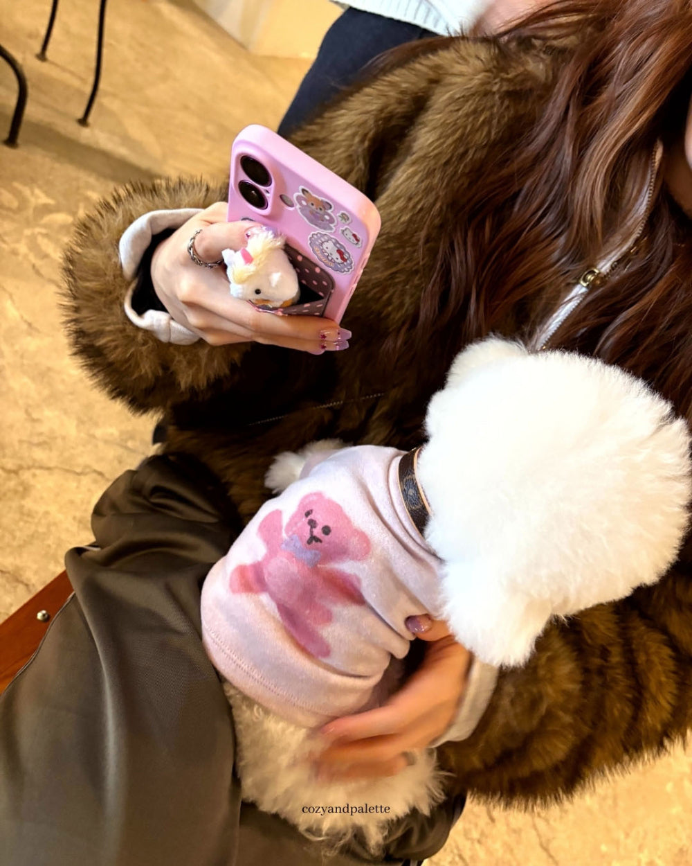 即納 Bear Friend Highneck Top 全4色