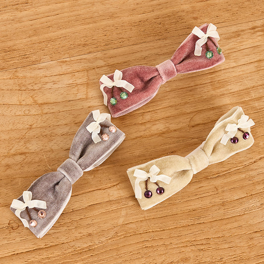 Velvet Cherry Hairpin 全3色