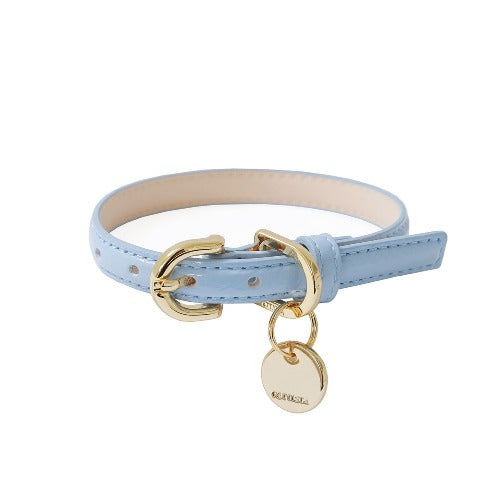 Bloom Collar【迷子札】スカイブルー