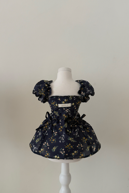 【PRE-ORDER】Liberty Navy Floral Dress ※予約終了