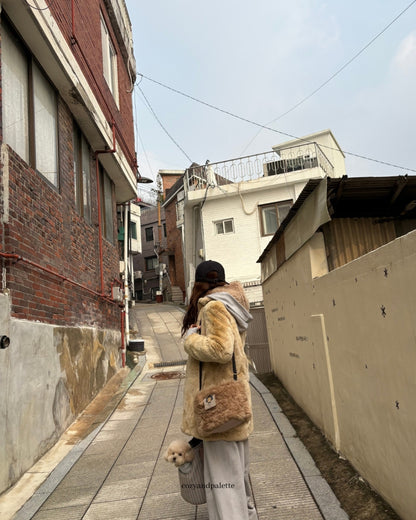 Cheeselet Walk Bag  Winter Fur