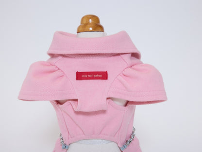 Pleated Polo Dress ピンク