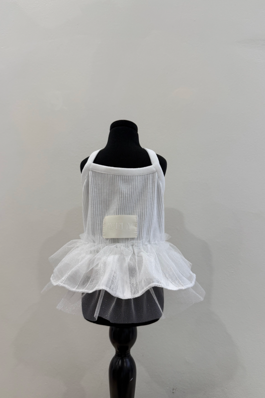 Sleeveless Rib Tutu Ops