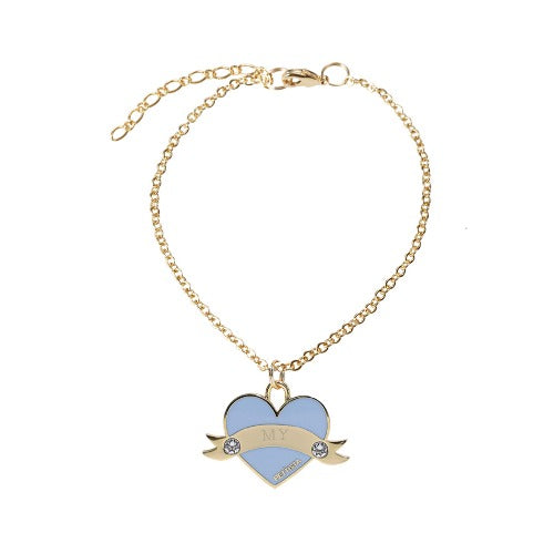 In My Heart Necklace【迷子札】スカイブルー