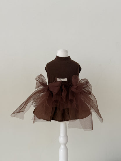 【PRE-ORDER】Full Brown Dress