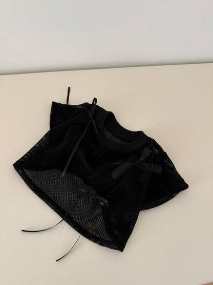 【PRE-ORDER】Velvet Mesh Top 全2色