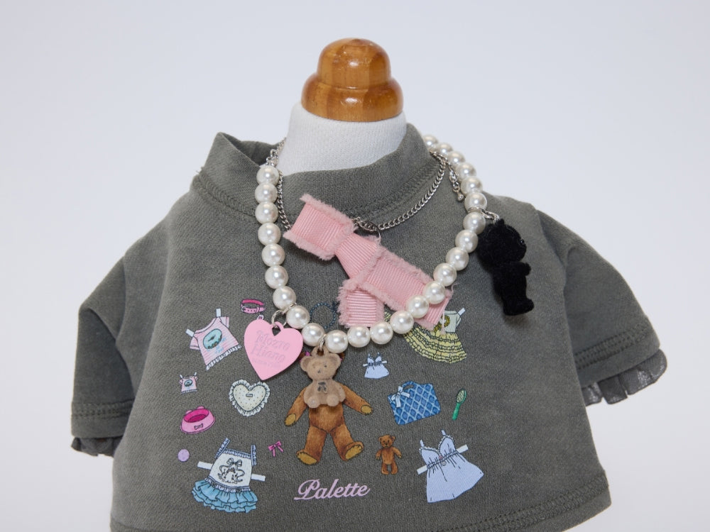 Teddy Palette Necklace ピンク