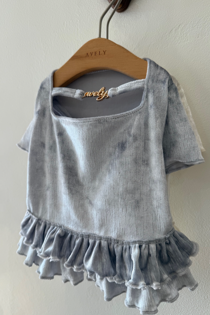 Velvet Ruffle Top 全3色