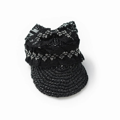 即納 Raffia Suncap ブラック