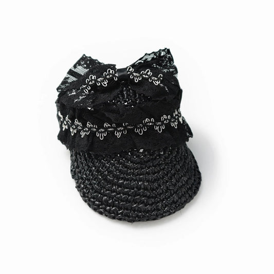 即納 Raffia Suncap ブラック