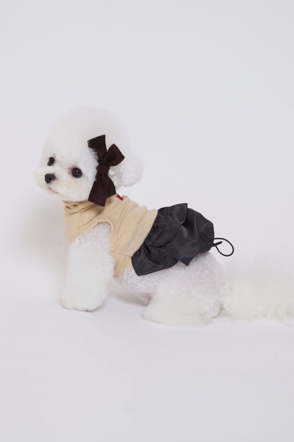 Bubble Pocket Dress ダークブラウン