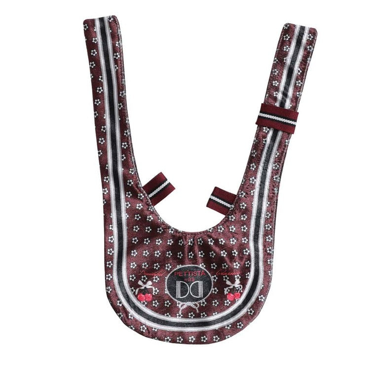 即納 ［Design For Dog x PETTISTA］Velvet Cape Wine&Black