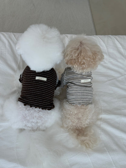 【PRE-ORDER】Wool Stripe Top 全2色