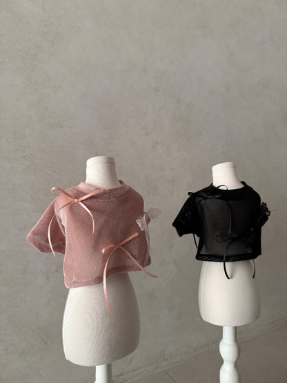 【PRE-ORDER】Velvet Mesh Top 全2色
