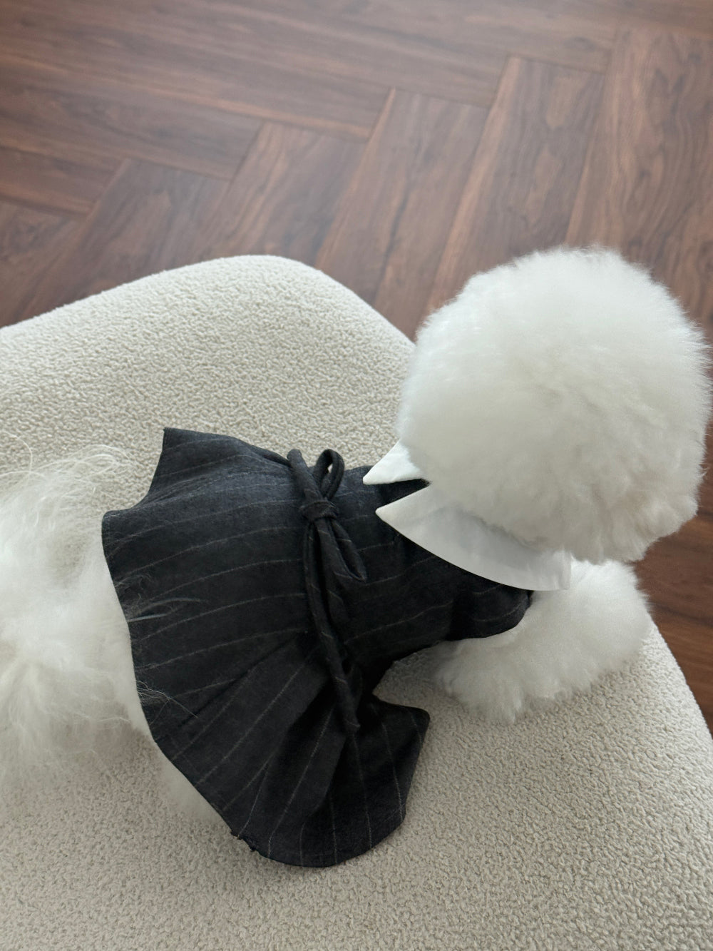【PRE-ORDER】Charcoal Wool Dress