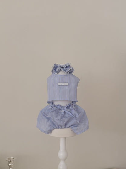 【PRE-ORDER】Bleu Ciel Stripe Set