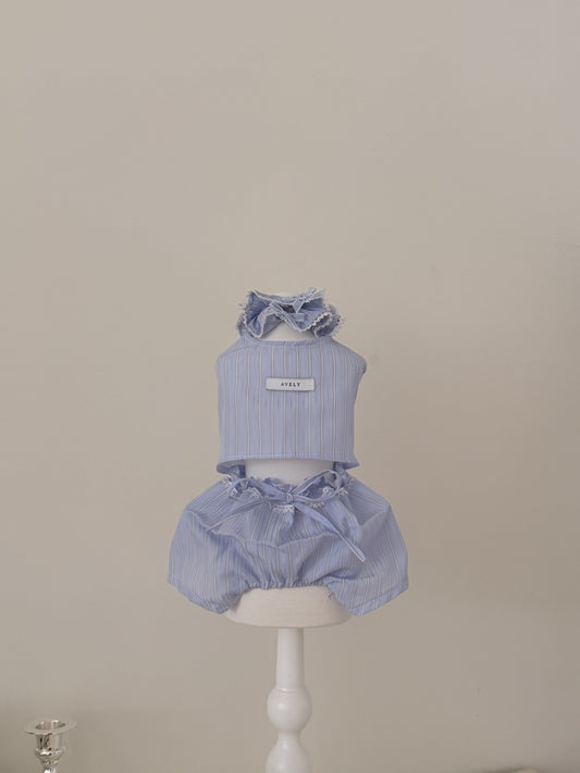 【PRE-ORDER】Bleu Ciel Stripe Set