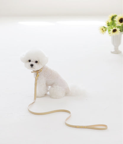 Bloom Collar【迷子札】 ベージュ