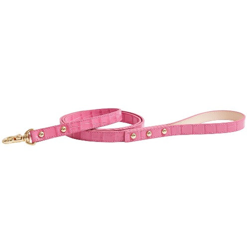 予約 Bloom Leash クロコピンク