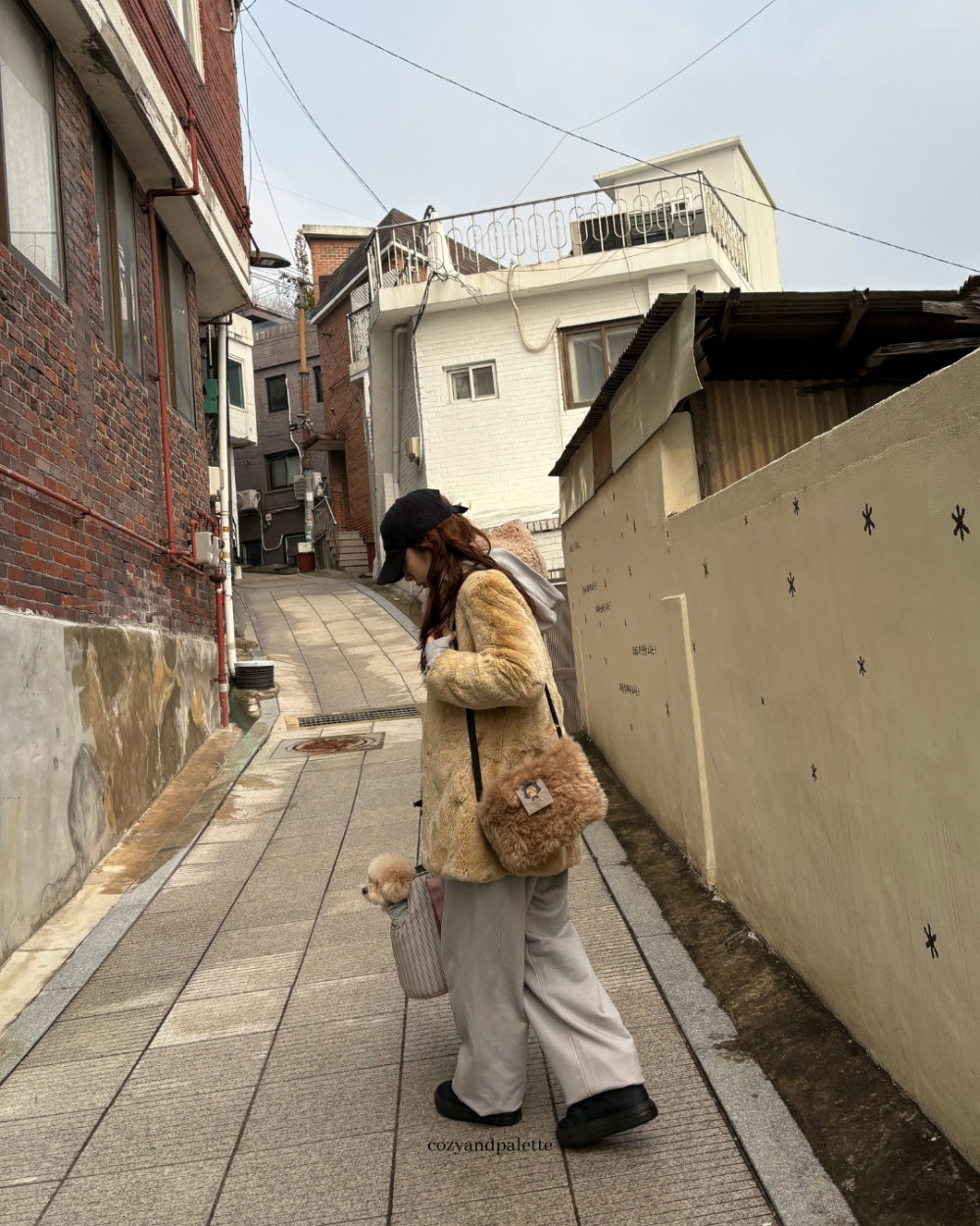 Cheeselet Walk Bag  Winter Fur