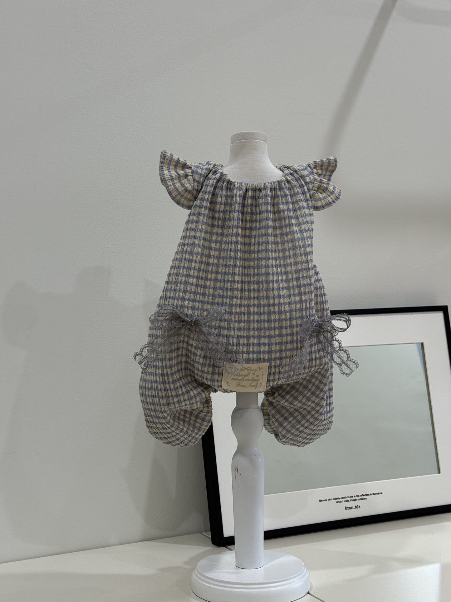 Check Frill Jumpsuit 全2色