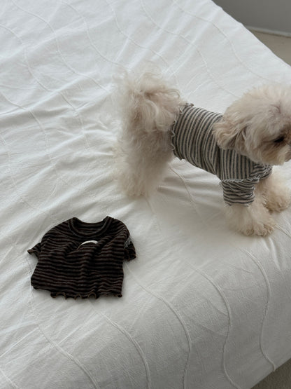 【PRE-ORDER】Wool Stripe Top 全2色
