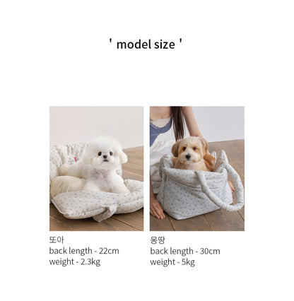 Wide Bag ドットブラウン