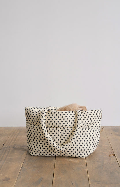 Wide Bag ドットアイボリー