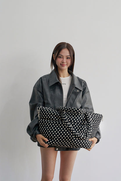 Wide Bag ドットブラック