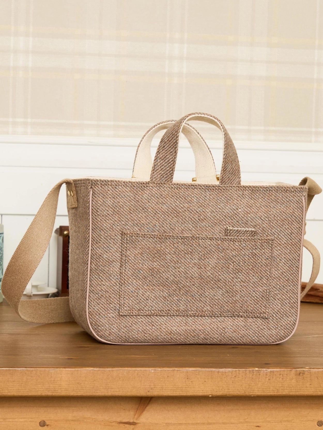 即納 Wool Tweed Walking Bag 全3色