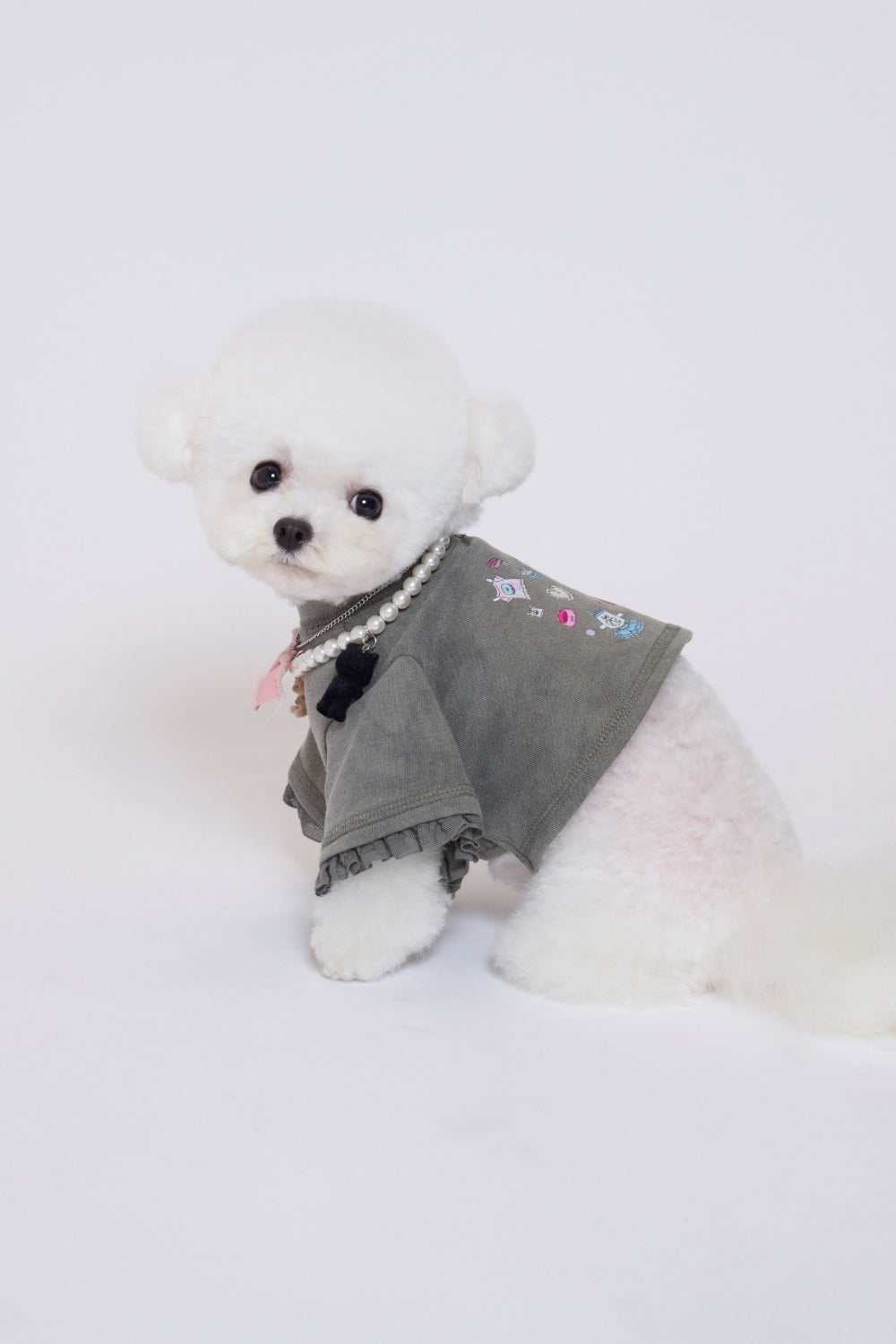 Palette Paper Doll Top - Short グレー