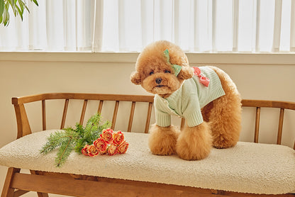即納 Baby Ribbon Cardigan ミント