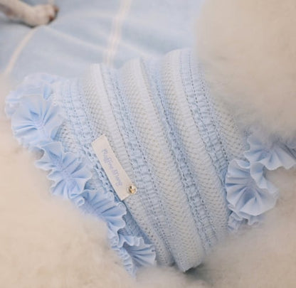 即納 Airish Frill Top ブルー