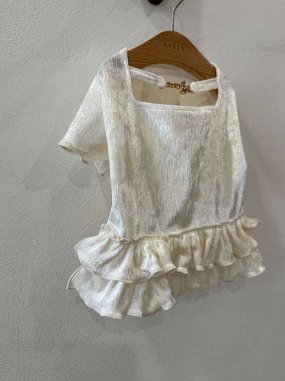 Velvet Ruffle Top 全3色