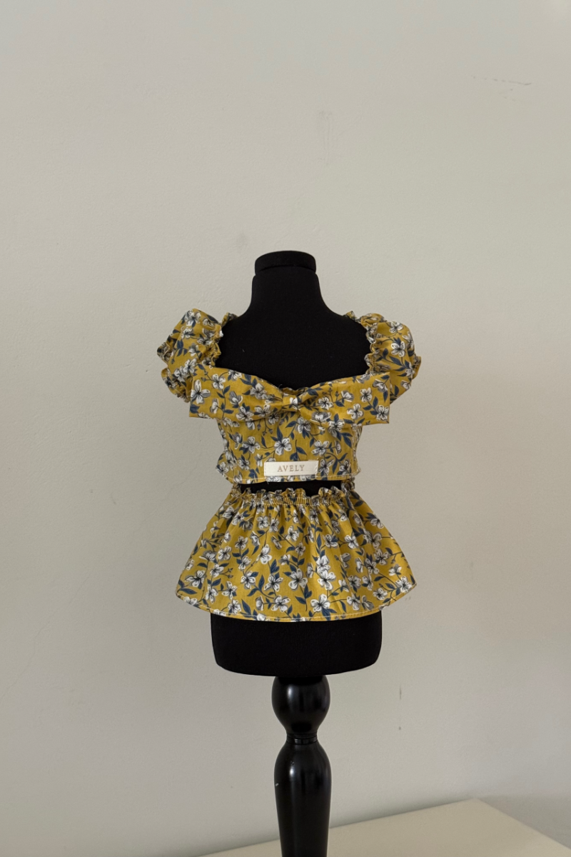 【PRE-ORDER】Liberty Yellow Floral Dress